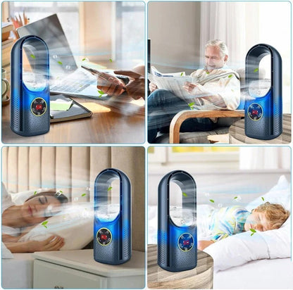 Blade-Free Silent Portable Air Conditioner | USB-Powered, Compact & Ideal for Home and Office Use