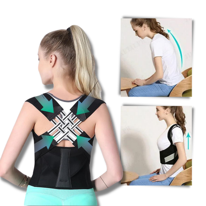 Posture Corrector for Men & Women - Adjustable Back Support Brace for Improved Posture & Pain Relief