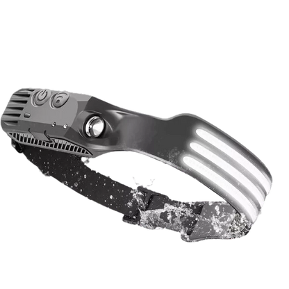 XPE+COB LED USB Rechargable Head Torch