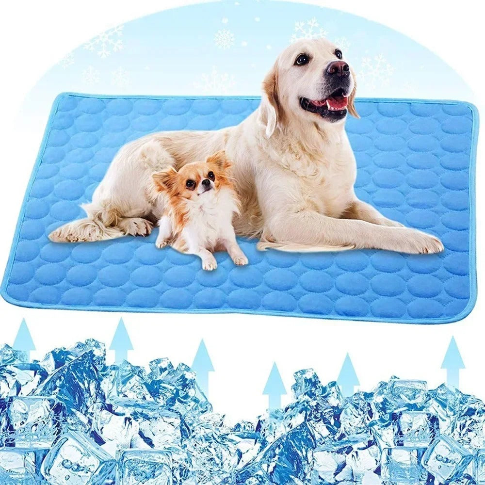 Pet Cooling Mat for Dogs & Cats - Non-Toxic, Portable, Self-Cooling Pad for Summer Use, Ideal for Home & Travel