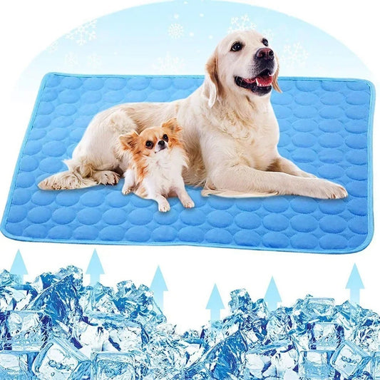Pet Cooling Mat for Dogs & Cats - Non-Toxic, Portable, Self-Cooling Pad for Summer Use, Ideal for Home & Travel