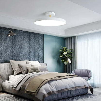 Adjustable LED Ceiling Lamp with Modern Design for Living Room & Home Office Lighting