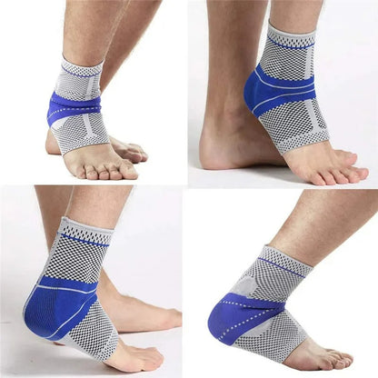 AnkleGuard Pro™ - Ankle Brace for Sprains | MalleoTrain Plus with Elastic Support & Compression for Injury Recovery and Sports Stability