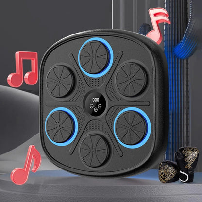 Music Boxing Machine with Bluetooth | Versatile Fitness, Stress Relief & Reaction Training for Home Workouts | Boxing punch machine