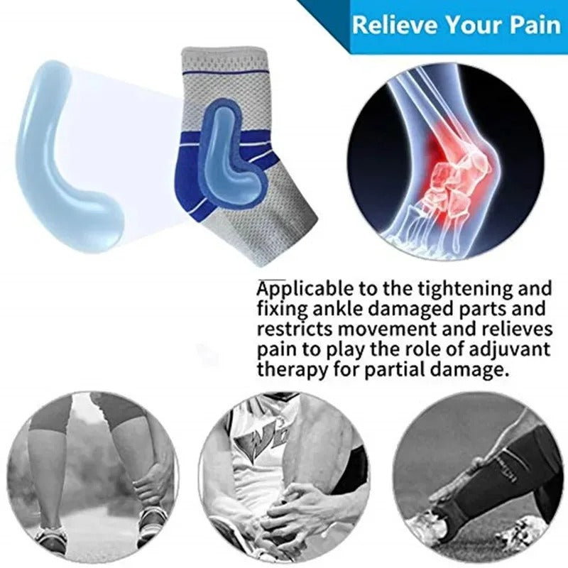 AnkleGuard Pro™ - Ankle Brace for Sprains | MalleoTrain Plus with Elastic Support & Compression for Injury Recovery and Sports Stability