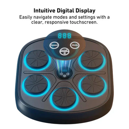 Music Boxing Machine with Bluetooth | Versatile Fitness, Stress Relief & Reaction Training for Home Workouts | Boxing punch machine