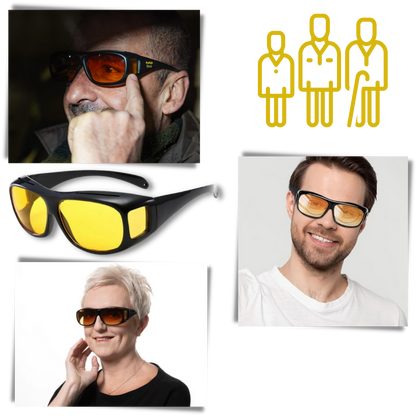 Night Driving Glasses | Polarized, Glare-Reducing & Enhanced Night Vision Clarity for Safer Nighttime Travel