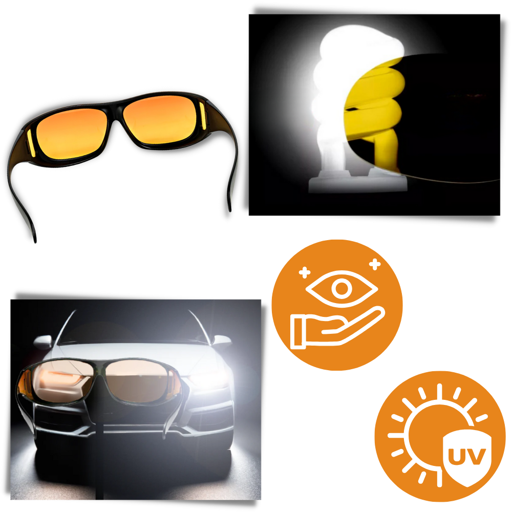 Night Driving Glasses | Polarized, Glare-Reducing & Enhanced Night Vision Clarity for Safer Nighttime Travel
