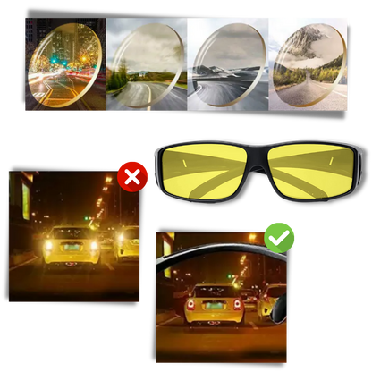 Night Driving Glasses | Polarized, Glare-Reducing & Enhanced Night Vision Clarity for Safer Nighttime Travel