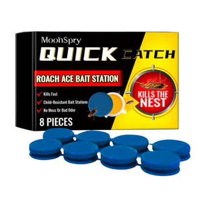 Odorless Cockroach Traps | Slow-Acting, Hands-Free Gel Bait for Hygienic Pest Control in Kitchens & Living Spaces