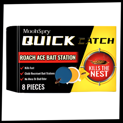 Odorless Cockroach Traps | Slow-Acting, Hands-Free Gel Bait for Hygienic Pest Control in Kitchens & Living Spaces