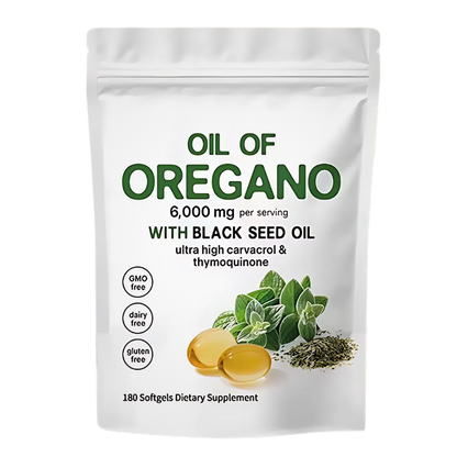 Oregano Immunity Softgels | Plant-Based, Fast Absorption & Convenient Daily Support for Respiratory Health and Overall Wellness