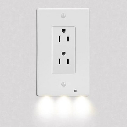 4-Pack: LED Night Light Outlet Cover – Assorted Styles