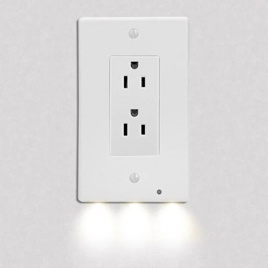 4-Pack: LED Night Light Outlet Cover – Assorted Styles