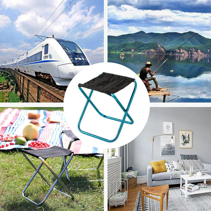 Folding Pocket Chair | Lightweight Aluminum Alloy, Compact Design for Camping, Hiking & Outdoor Adventures