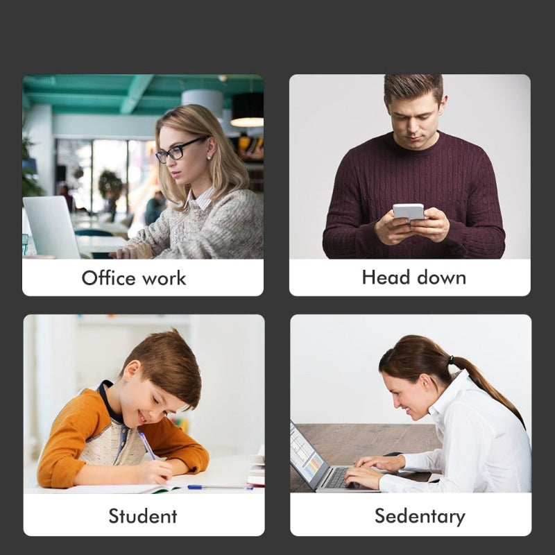 Smart Neck Posture Corrector for Men & Women | Intelligent Back Brace for Spine Alignment | Hunchback & Kyphosis Support