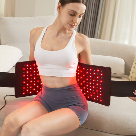 LED Red & Infrared Light Belt | Flexible Wearable Wrap with Adjustable Settings for Wellness & Relaxation