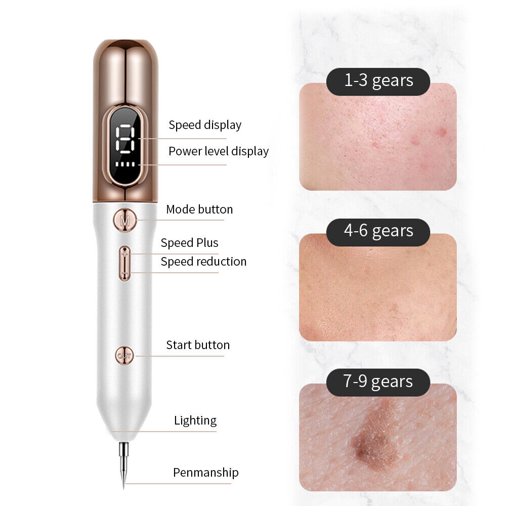 Plasma Pen for Skin Tag & Mole Removal | 9 Intensity Levels, Gentle & Precise for Home Use