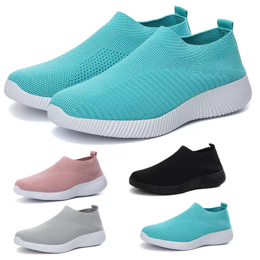 SupportEase™ Women’s Orthopedic Shoes Slip-On Trainers | Lightweight, Breathable & Supportive for Running, Walking & Everyday Wear