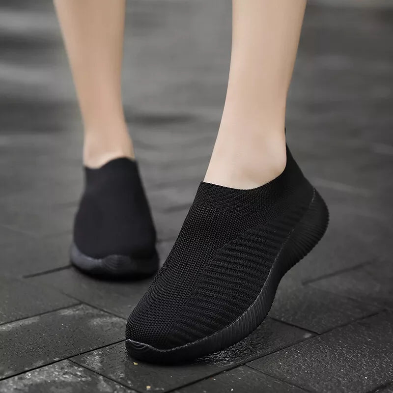 SupportEase™ Women’s Orthopedic Shoes Slip-On Trainers | Lightweight, Breathable & Supportive for Running, Walking & Everyday Wear