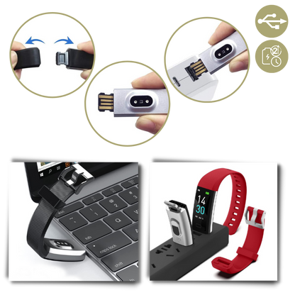 Step Counter Watch for Seniors | Smart Bracelet Easy-to-Read Display, Health Tracking & Long Battery Smartwatch