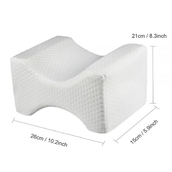 Memory Foam Knee Support Pillow for Side Sleepers - Ergonomic Leg Cushion for Pain Relief and Comfort