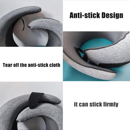 Snail Style Memory Foam Travel Neck Pillow | Ergonomic, Adjustable Support for Long Flights & Road Trips
