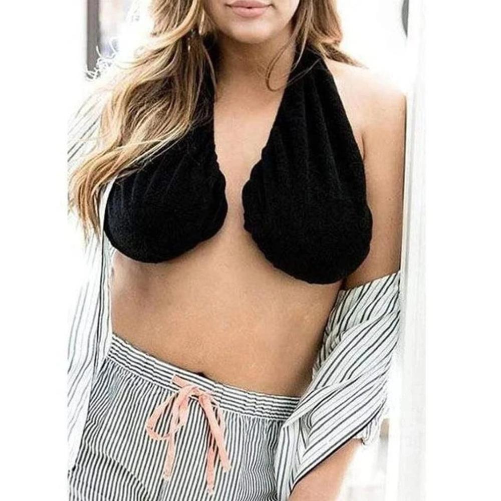 Terry Towel Bra | Soft Cotton, Adjustable & Sweat-Absorbing for Pregnant and Breastfeeding Moms