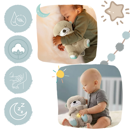 Soothing Otter Plush Toy for Infants - Soft Sensory Stuffed Animal for Comfort and Relaxation