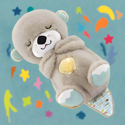 Soothing Otter Plush Toy for Infants - Soft Sensory Stuffed Animal for Comfort and Relaxation