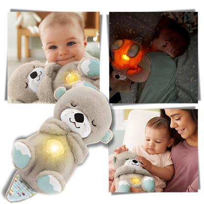 Soothing Otter Plush Toy for Infants - Soft Sensory Stuffed Animal for Comfort and Relaxation