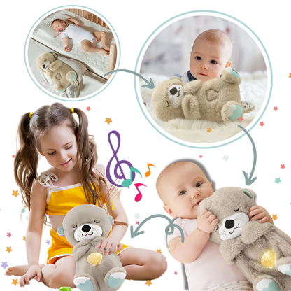 Soothing Otter Plush Toy for Infants - Soft Sensory Stuffed Animal for Comfort and Relaxation