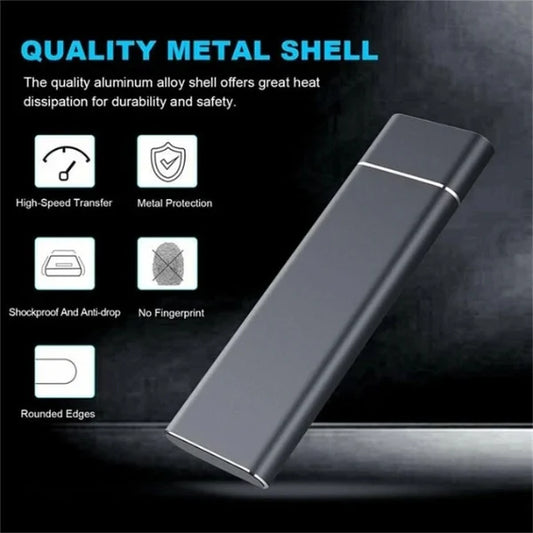 8TB Portable SSD External Hard Drive | High-Speed Data Transfer, Compact & Durable for Professionals and Creatives