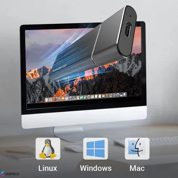 8TB Portable SSD External Hard Drive | High-Speed Data Transfer, Compact & Durable for Professionals and Creatives