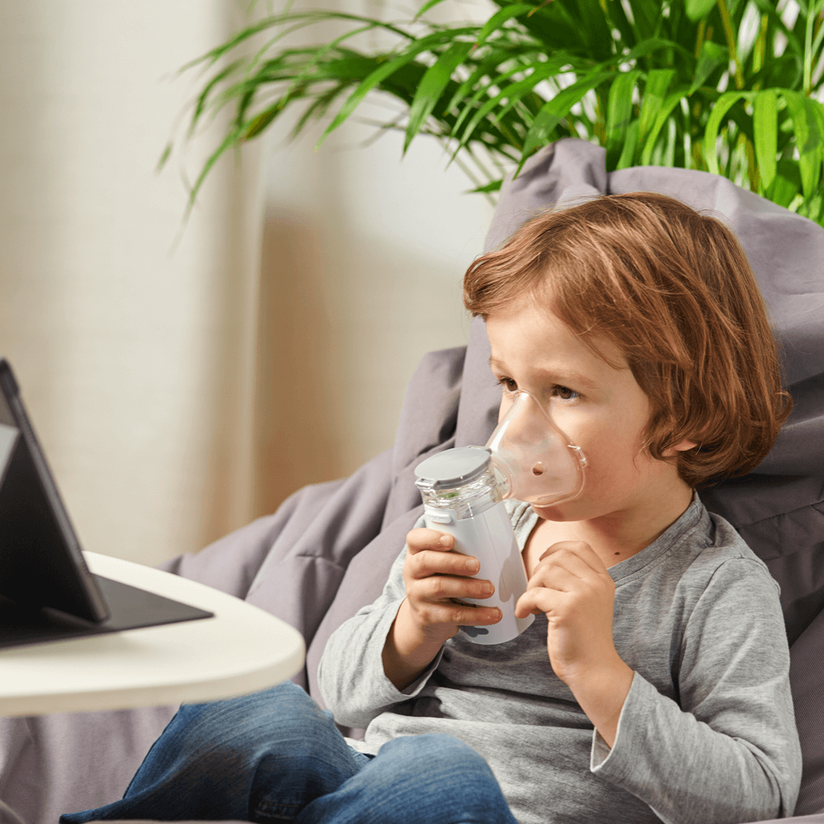 Portable Mesh Nebulizer for Cough | Compact, Rechargeable & Easy to Use for Respiratory Relief in Infants and Adults