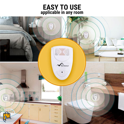 Ultrasonic Spider Repeller | 100% Safe for Children & Pets, Covers 800 Sq Ft for Home Use