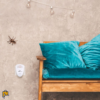 Ultrasonic Spider Repeller | 100% Safe for Children & Pets, Covers 800 Sq Ft for Home Use