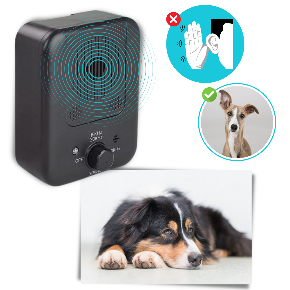 Ultrasonic Dog Bark Control Device - Safe Anti-Bark Training Tool for Dogs & Puppies, Effective Outdoor & Indoor Use
