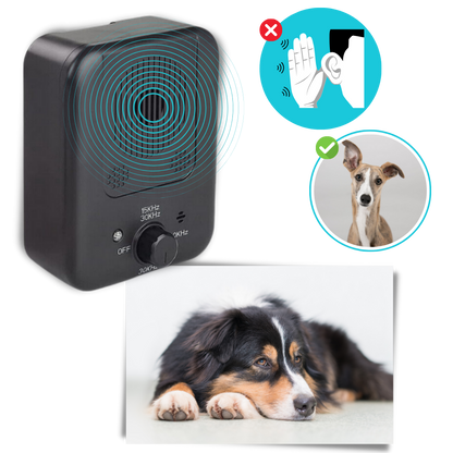 Ultrasonic Dog Bark Control Device - Safe Anti-Bark Training Tool for Dogs & Puppies, Effective Outdoor & Indoor Use