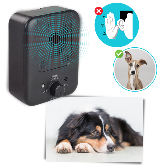 Ultrasonic Dog Bark Control Device - Safe Anti-Bark Training Tool for Dogs & Puppies, Effective Outdoor & Indoor Use