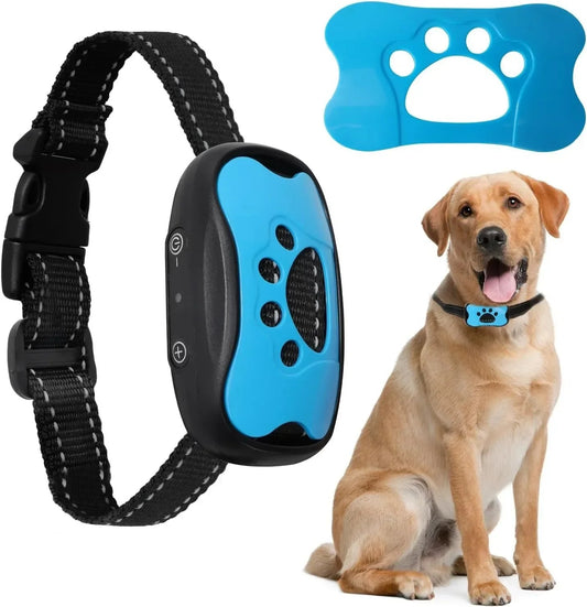 Anti-Bark Training Collar for Dogs - Adjustable Waterproof Device with Remote Control for Behavior Correction
