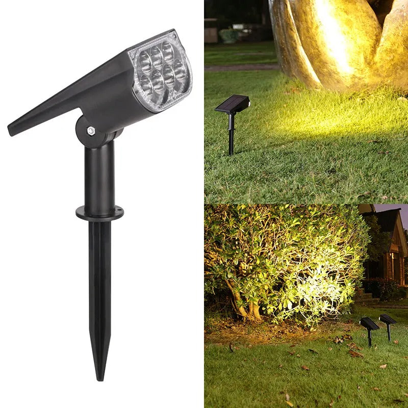 Waterproof Solar Powered Garden Lights | Led outdoor lights, Adjustable Brightness & RGB for Garden, Patio, and Solar Lawn lights