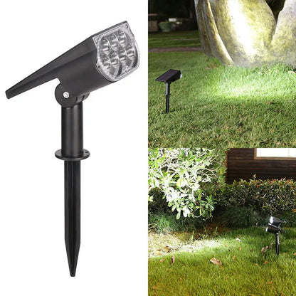 Waterproof Solar Powered Garden Lights | Led outdoor lights, Adjustable Brightness & RGB for Garden, Patio, and Solar Lawn lights