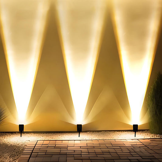 Waterproof Solar Powered Garden Lights | Led outdoor lights, Adjustable Brightness & RGB for Garden, Patio, and Solar Lawn lights