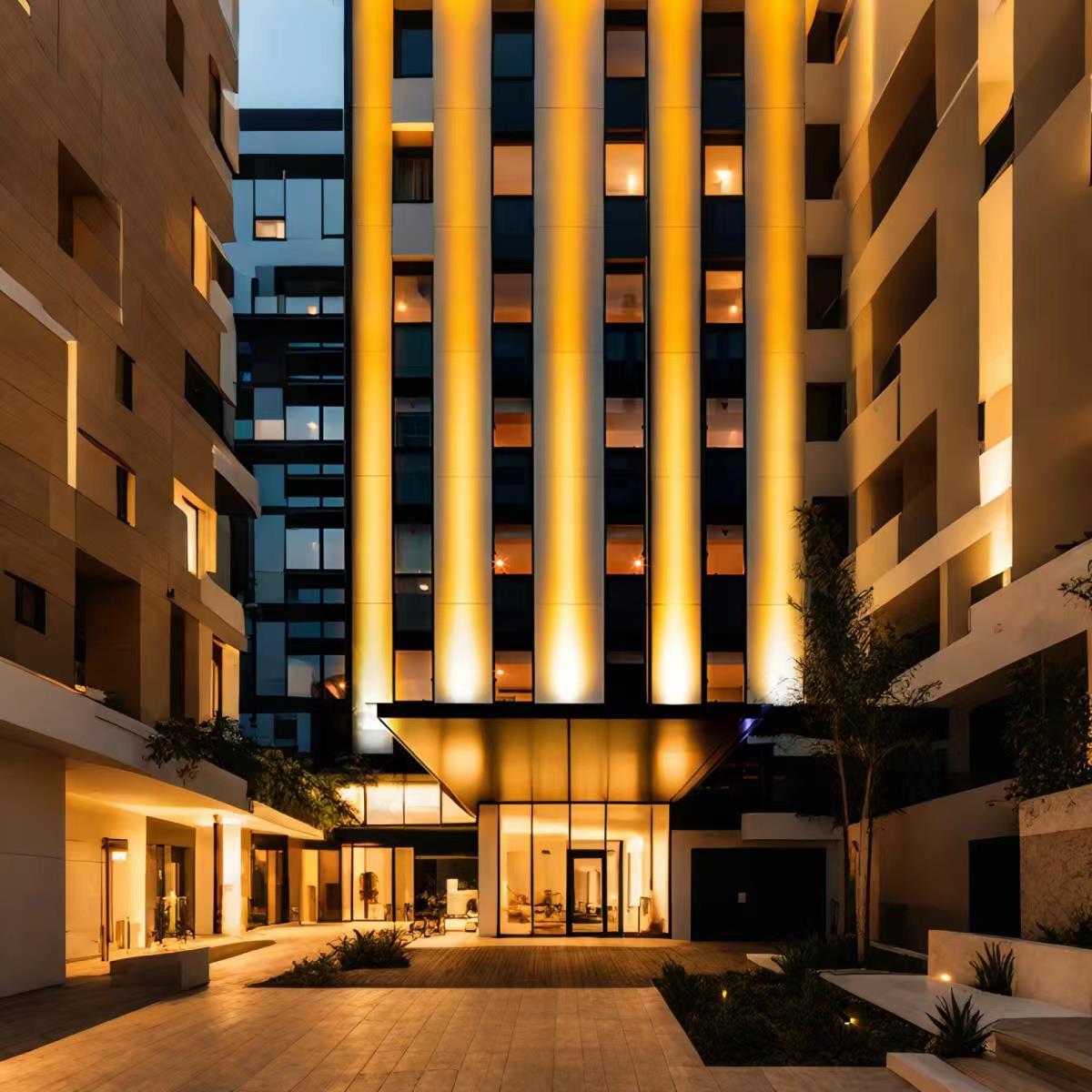 Outdoor Waterproof LED Spot Lights | Flood Lights exterior, Waterproof, Super Bright, Adjustable Color Temperature & Ideal for Garden and Villa Illumination