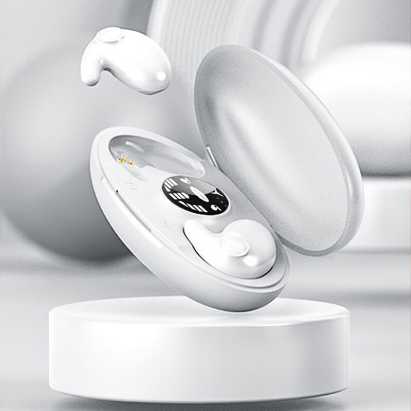 Invisible Wireless Sleep Headphones | Bluetooth 5.3, Noise Cancelling Headphones for Sleeping | Waterproof Sound Cancelling Headphones for Sleep