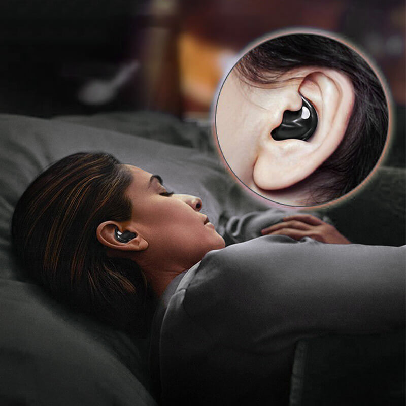 Invisible Wireless Sleep Headphones | Bluetooth 5.3, Noise Cancelling Headphones for Sleeping | Waterproof Sound Cancelling Headphones for Sleep