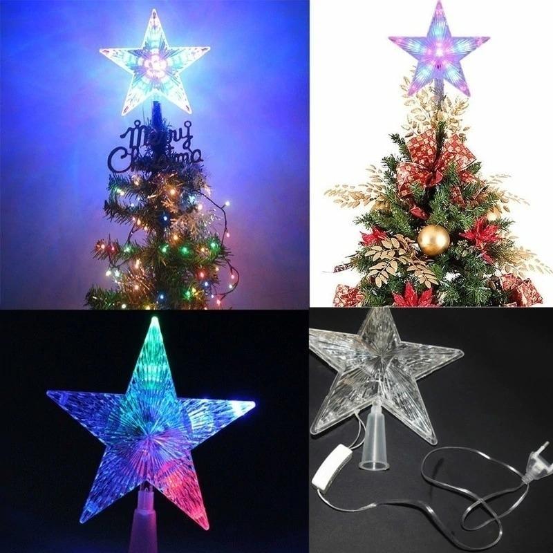 Color Changing Rotating Lighted Tree Toppers