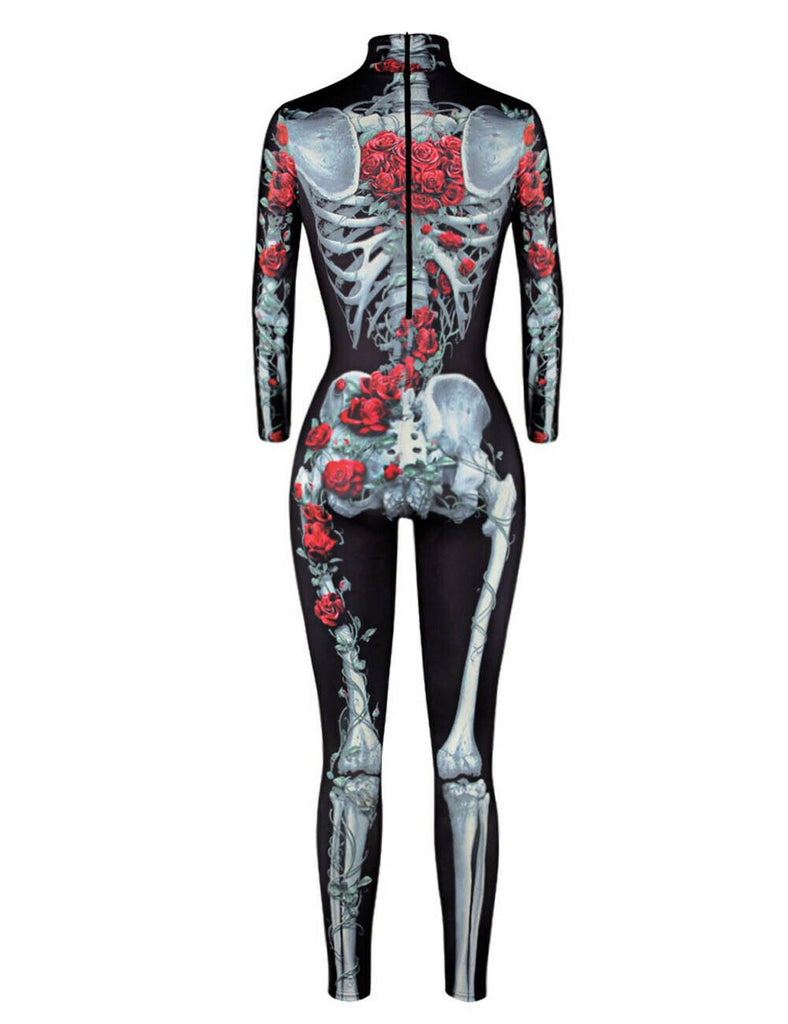 Skeleton Bodysuit - Skeleton Costume Woman