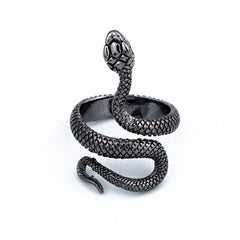 Snake Adjustable Ring Sterling Silver